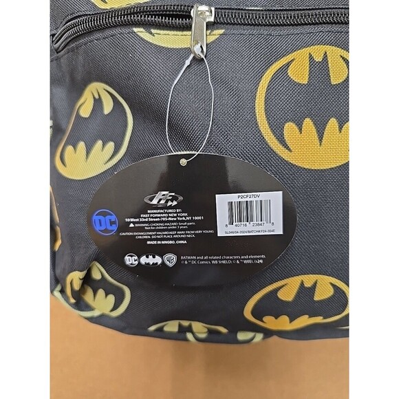 Batman the Dark Knight DC Comics Backpack 16" Large School Bag for Boys - Picture 3 of 6